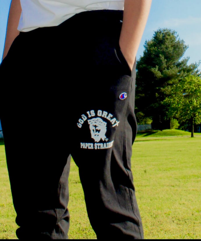 Image of Black GIGP$ Logo Sweatpants 