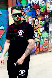 Image 1 of Black GIGP$ Front Back Logo Tee