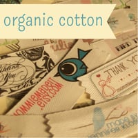 Image 2 of REORDER for Organic Cotton Twill Ribbon Labels