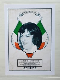 Image 1 of Vintage style Joe McDonnell A3 print. 