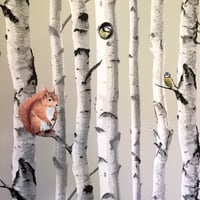 Image 3 of Red the Squirrel ~ Removable Wall sticker 