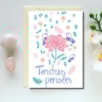 Greeting Card *Tendres Pensées*