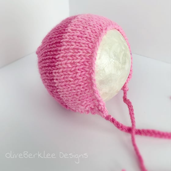 Image of Knit Newborn Bonnets