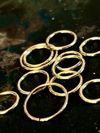 14K Seam Rings