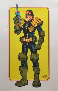 Image 3 of JUDGE DREDD Riso Print
