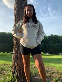 Image 2 of NEW BRAND PRODIGY BROWN SCRIPT HOODIE