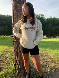 Image 3 of NEW BRAND PRODIGY BROWN SCRIPT HOODIE