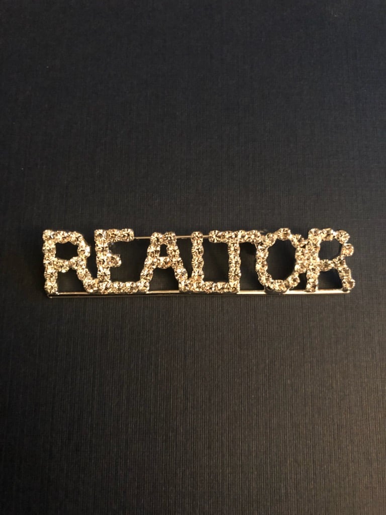 Realtor brooch on sale