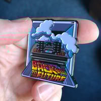 Image 2 of Back to the Future pin badge (UK only)