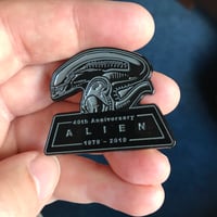 Image 3 of Alien pin badge (UK only)