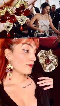 Image 2 of 🫀📿BERGHAIN📿🫀 earrings | L U X inspired | limited edition 