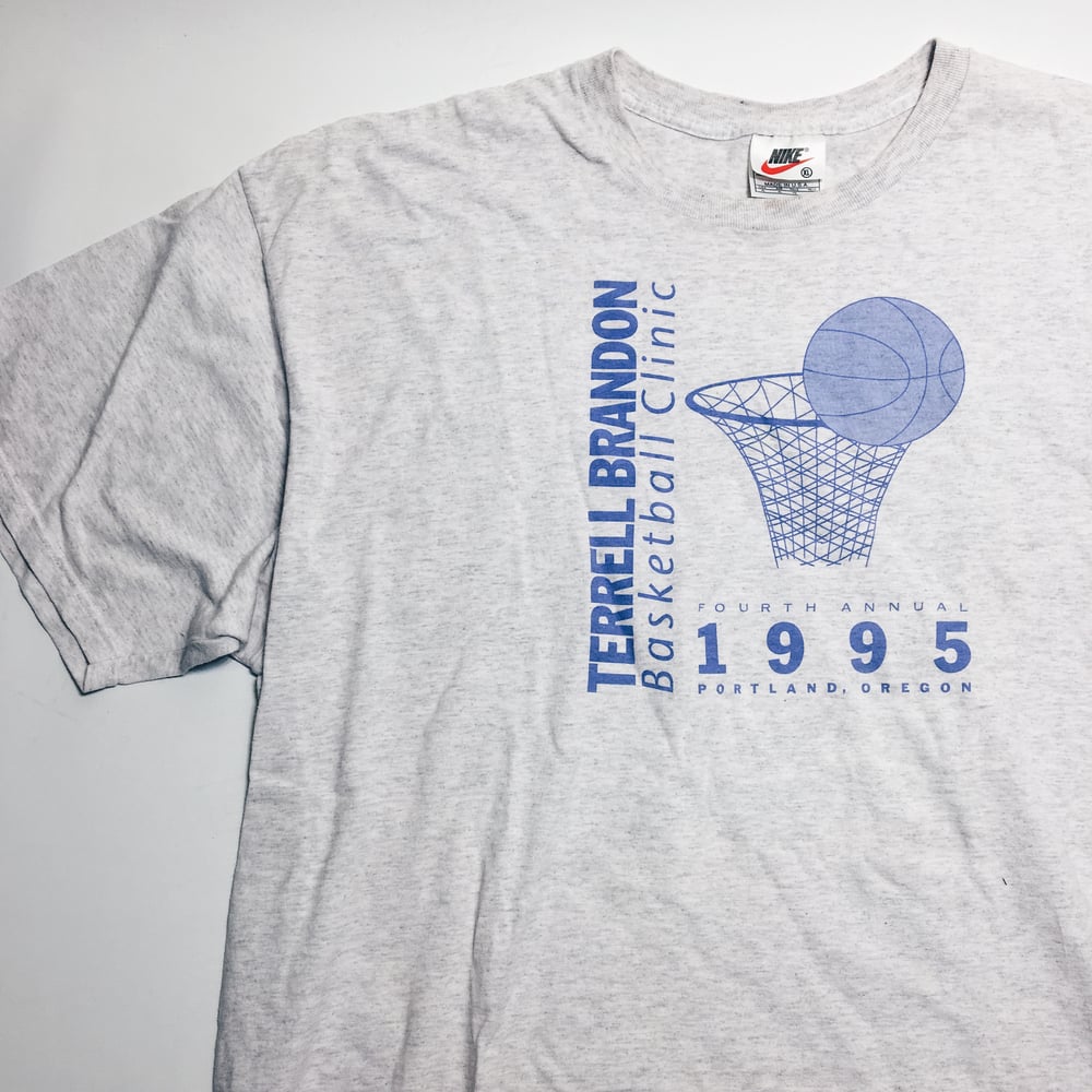 Image of Original 1995 Terrell Brandon Promotional Team Camp Tee.