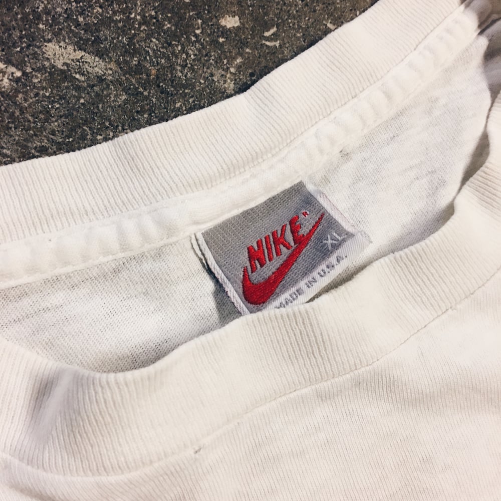 Image of Original Early 90’s Nike Air Big Logo Tee.