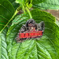 Image 2 of Rambo pin badge (UK only)