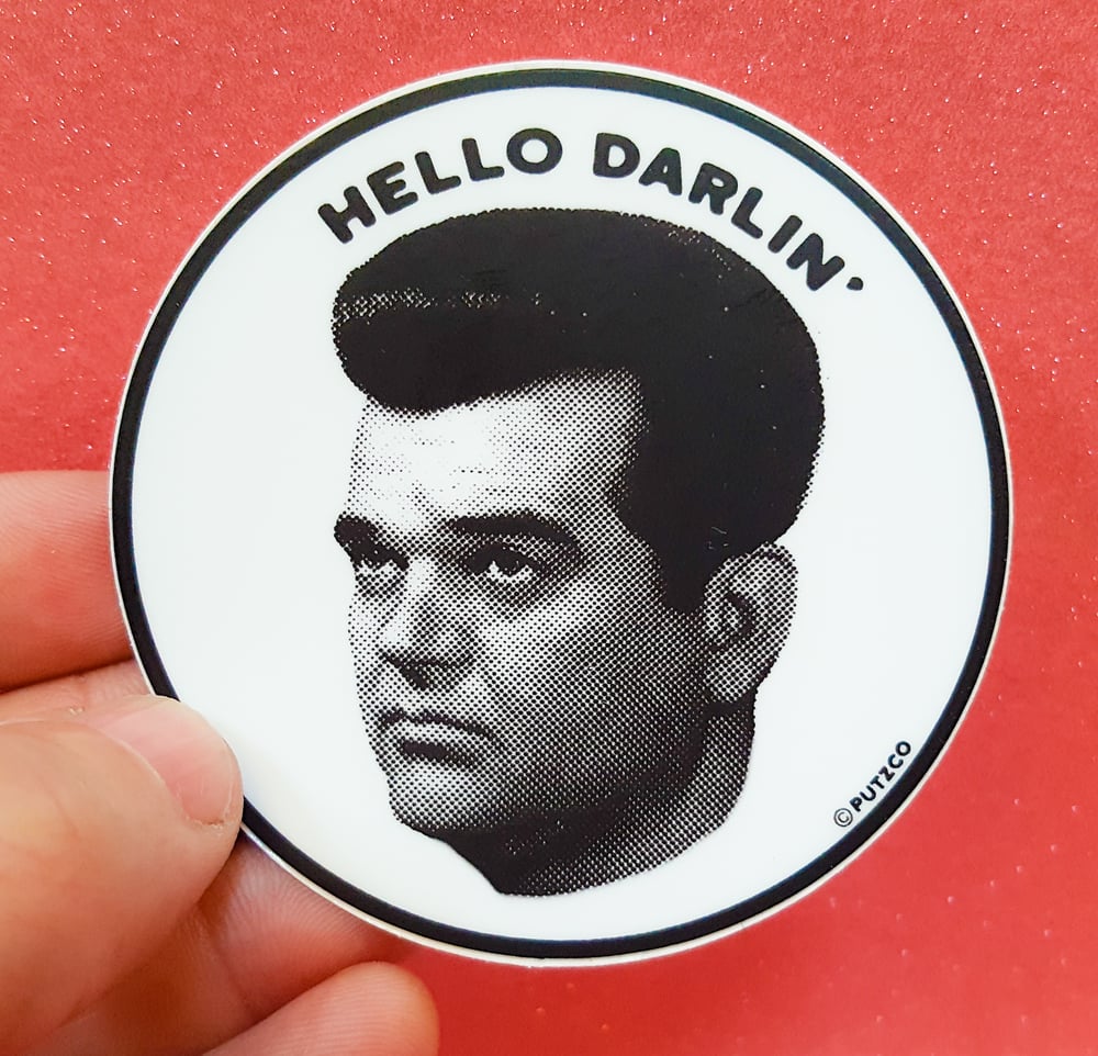Image of Conway Twitty Art Sticker by PUTZCO