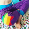 Rainbow Star Knee Patch Joggers