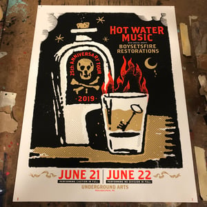 Image of Hot Water Music - 6.21 / 6.22 - AP Poster 18x24