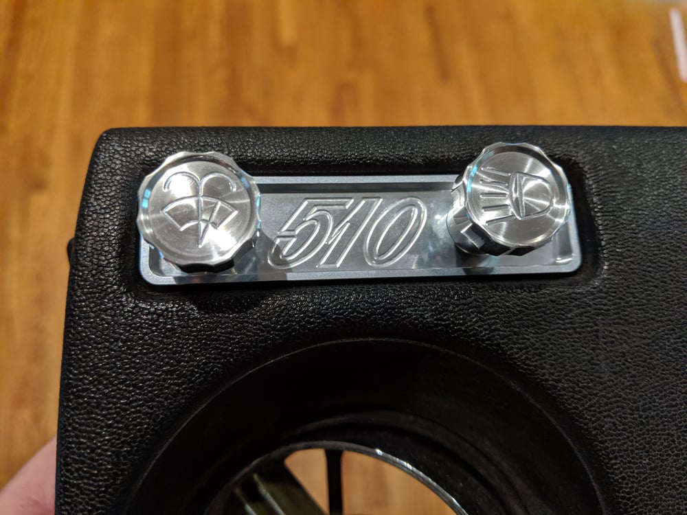 Billet Headlight/wiper switch knob set / MachinedSpeed