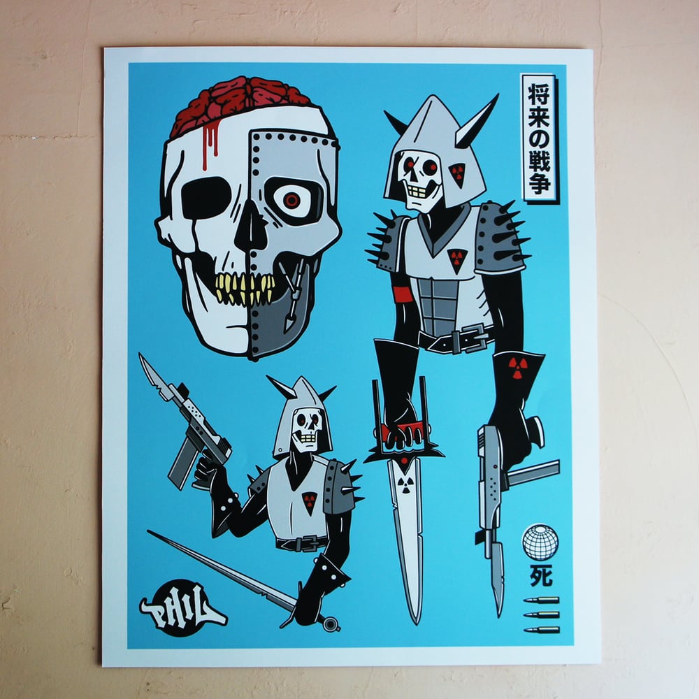 Image of Skeleton Warriors Print