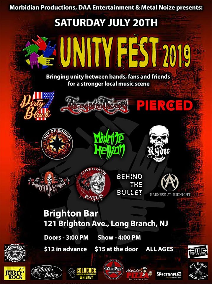 Image of Out Of Bounds : Unity Festival Tickets @ The Brighton Bar