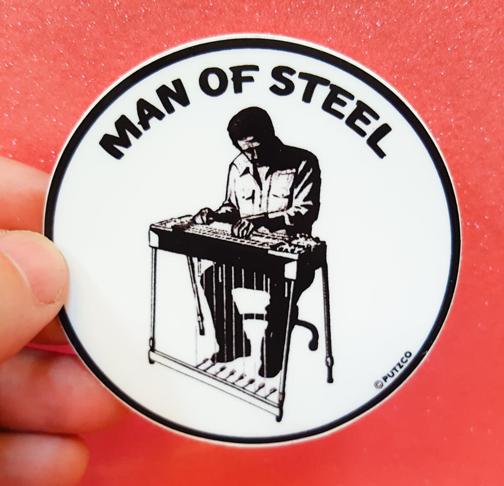 Image of Pedal Steel Guitar Sticker by PUTZCO