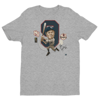 The Natural caricature heather grey T-shirt