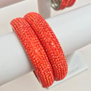 Image 1 of Pulseras de cristales en Naranja 