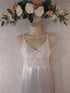White satin and lace slip, style #12 Image 4