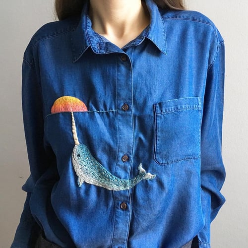 Image of Customized sweatshirt // Theme: favorite animal, made of organic cotton, made to order