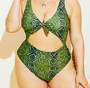 Image of “BEACH BABY” Green Swimsuit 