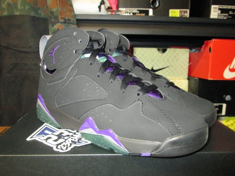 Air Jordan Vii 7 Retro Ray Allen Pe Gs Areags Kids Size Only