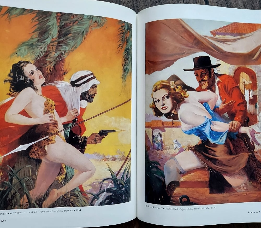 Pulp Art: Original Cover Paintings for the Great American Pulp Magazines, by Robert Lesser