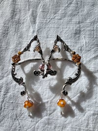 Image 1 of Autumn Mushroom Ear Cuffs 🍄🍂🤎
