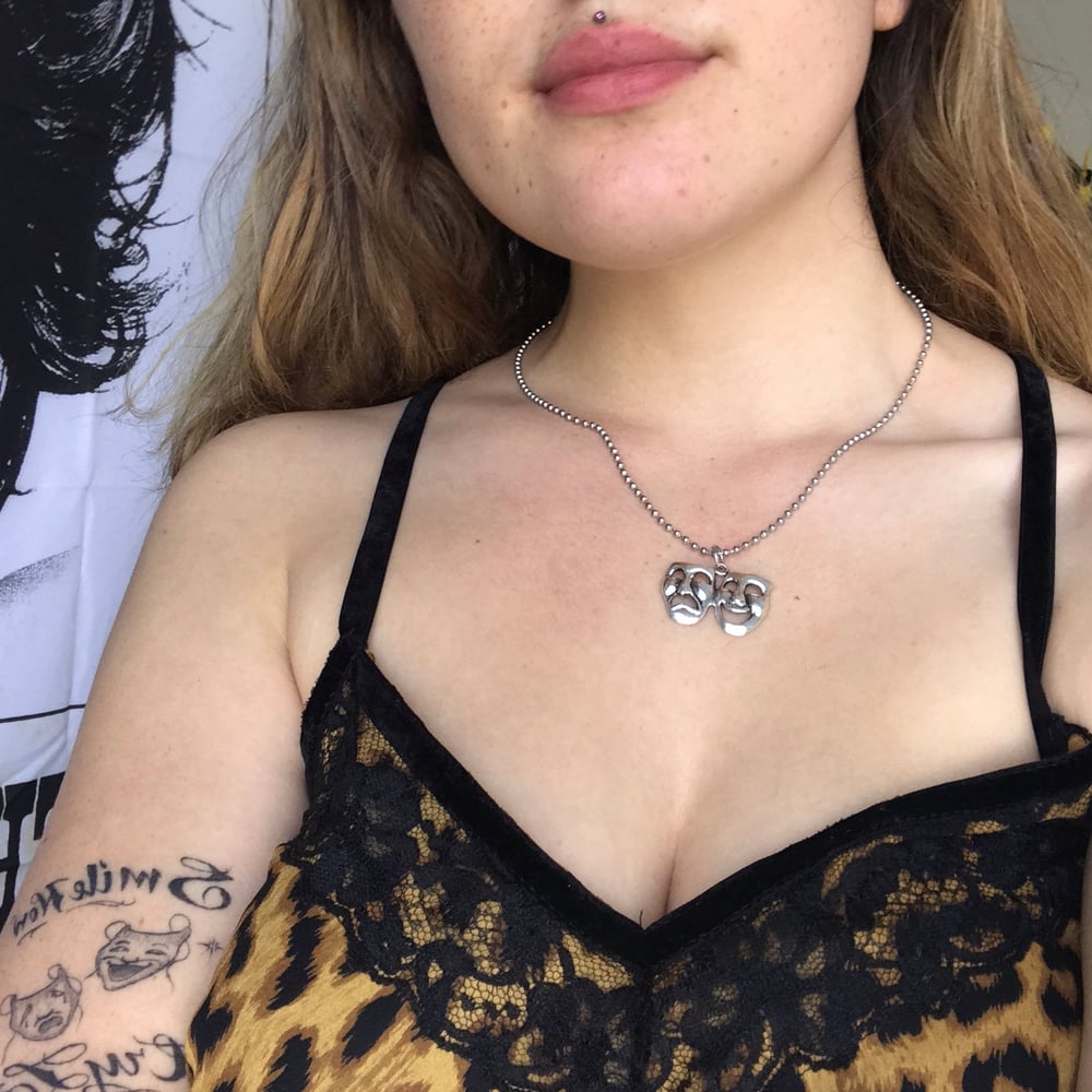 Image of Smile now cry later necklace