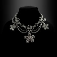 Image 1 of Starred in Silver Chainmaille Necklace 