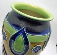 Image 2 of Royal Doulton Vase with stylised tulip flower motifs