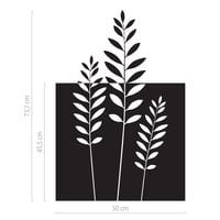 Image 3 of Milchglasfolie mit Zweigen - dekorativer Sichtschutz, Fensterfolie Naturmotiv