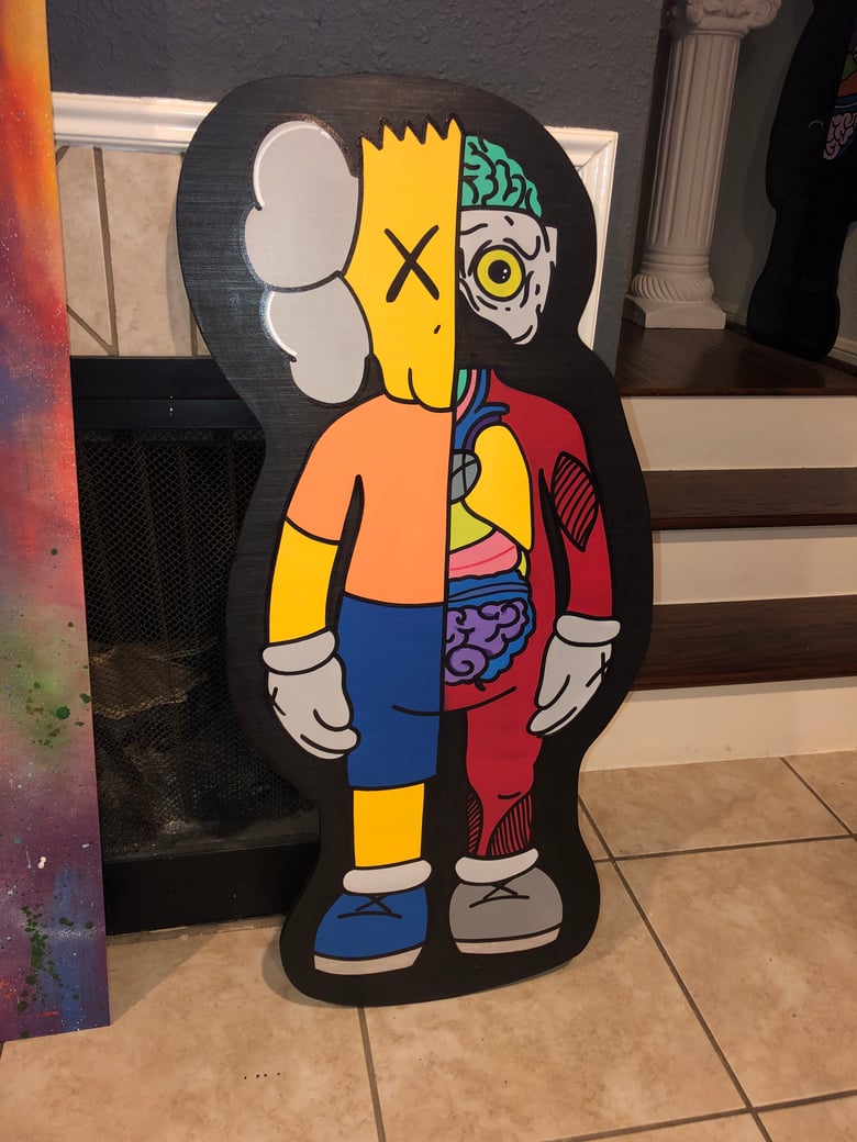 Image of Kaws x Bart dissection 