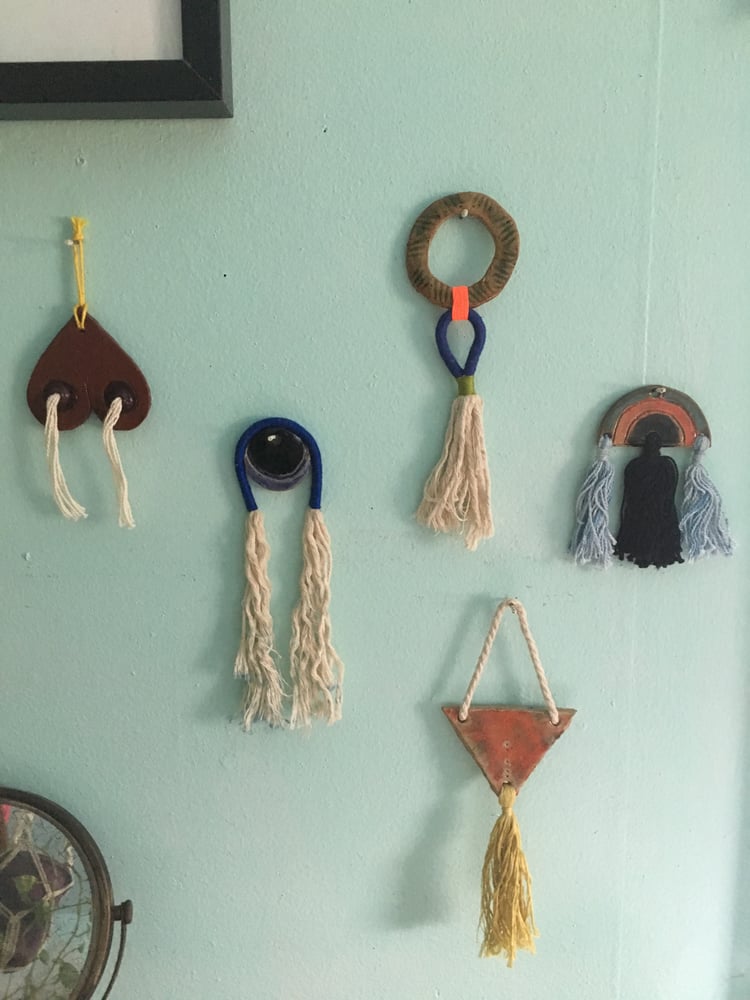 Image of More ceramic and cotton wall decorations 