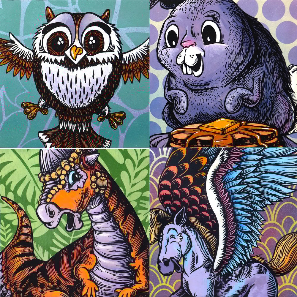 Square Paintings (Group 4)