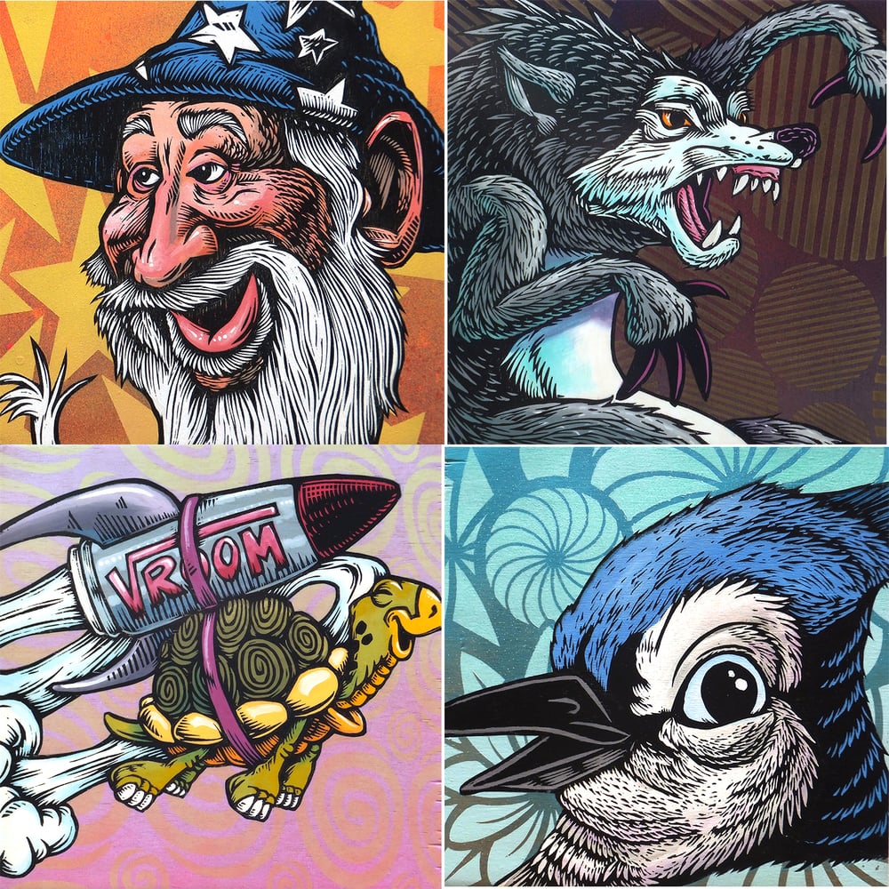 Square Paintings (Group 7)