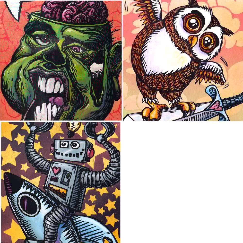 Square Paintings (Group 9)