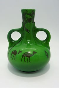 Image 2 of Royal Doulton Two Handled Small Bottle Vase