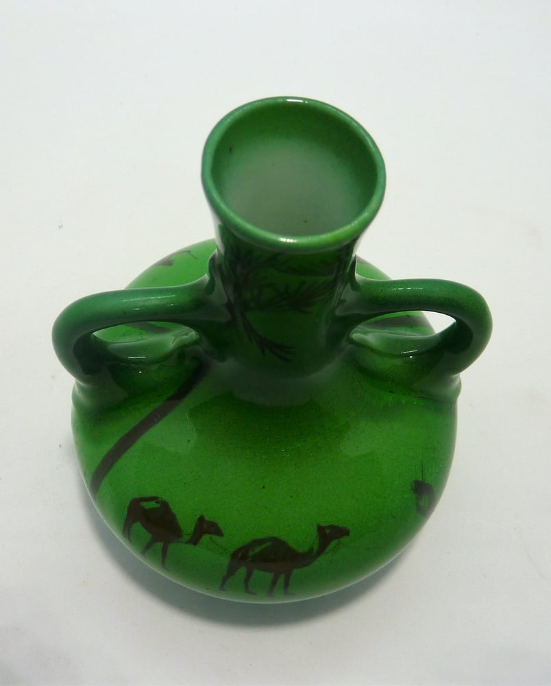 Image of Royal Doulton Two Handled Small Bottle Vase