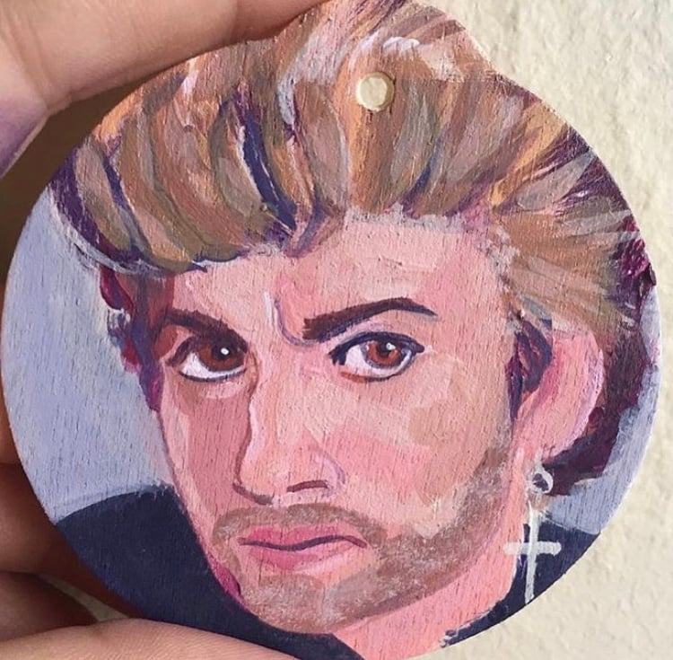 Image of George Michael ornament