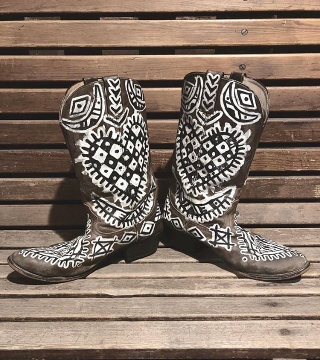 Tribal Desert Cowboy Boots 