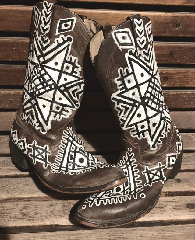 Tribal Desert Cowboy Boots 