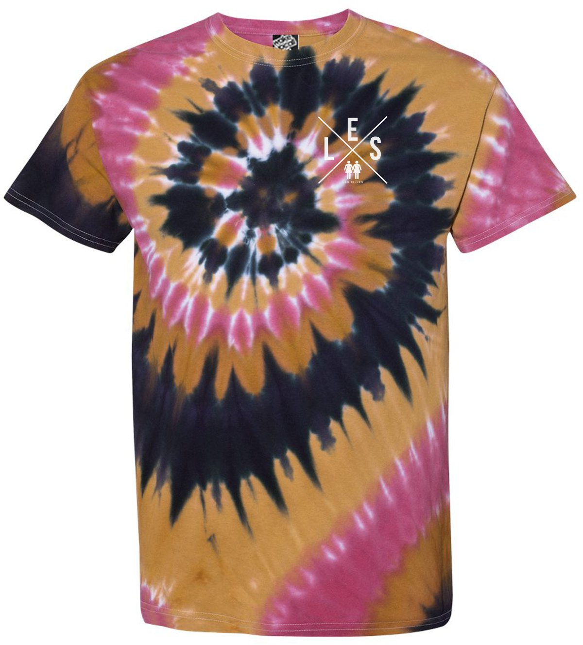 Image of Love Vibe Tye Dye (Left Chest & Large Back Logo)