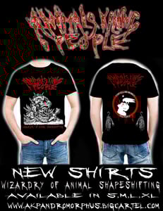 Image of AKP shirts - Wizardry of Animal Shapeshifting - (Black and White Color Shirts)