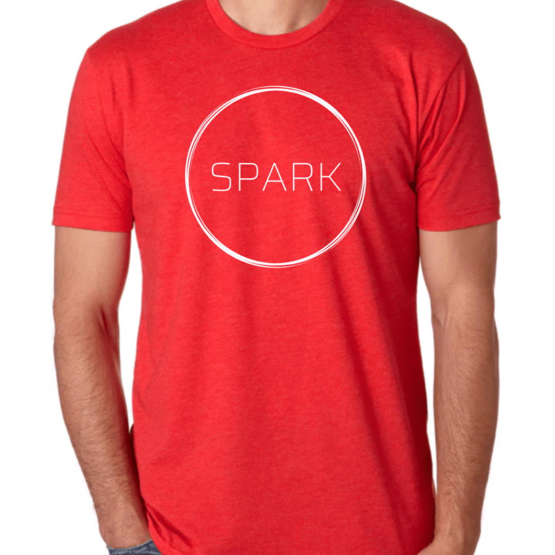 Image of Spark Logo Tee - Crimson Red 